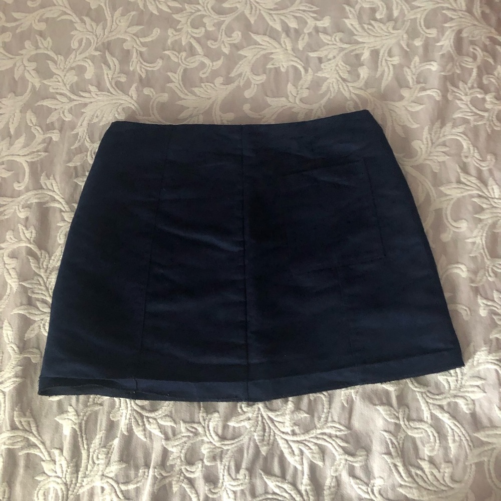 Navy blue skirt